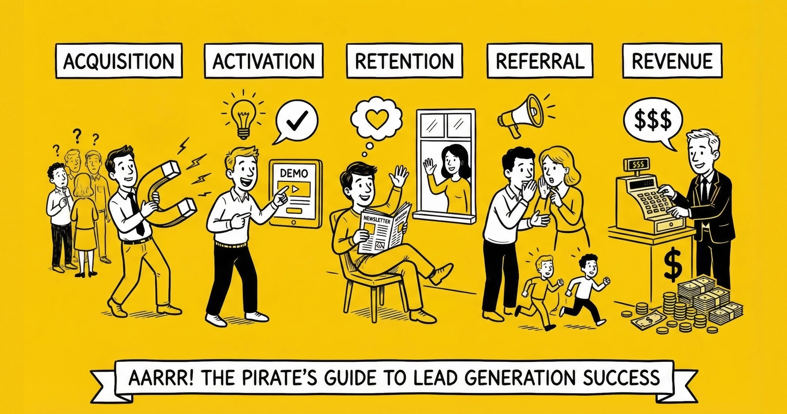AARRR Pirate Metrics for Lead Generation: The Operator's Framework for Sustainable Growth