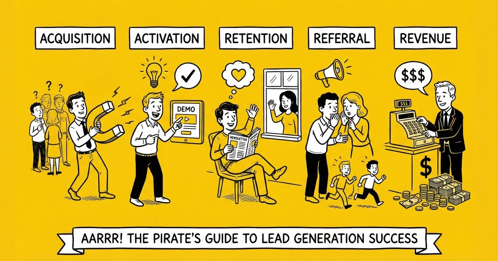 AARRR Pirate Metrics for Lead Generation: The Operator's Framework for Sustainable Growth