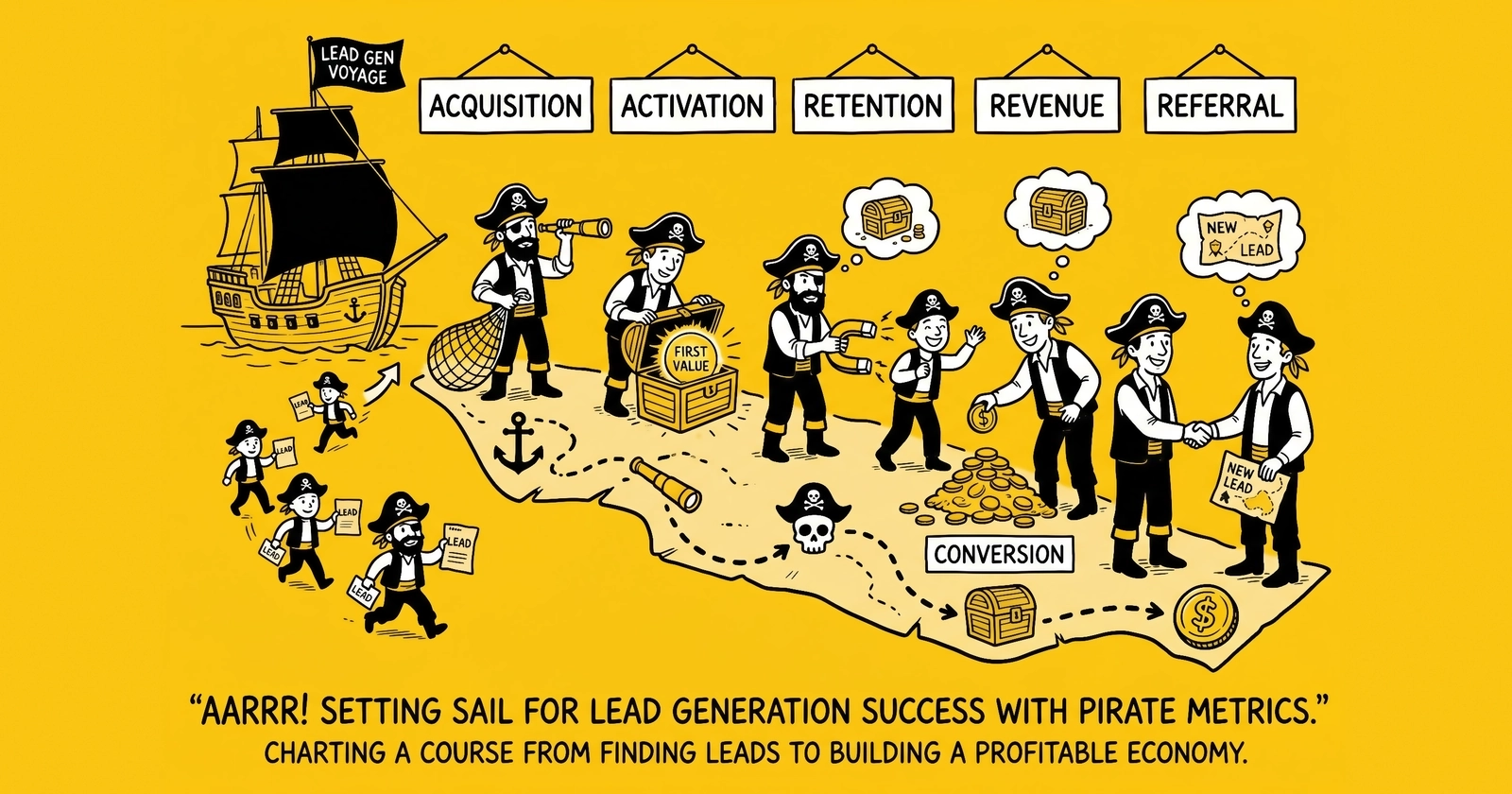 AARRR Pirate Metrics: The Operator's Framework for Sustainable Lead Generation Growth