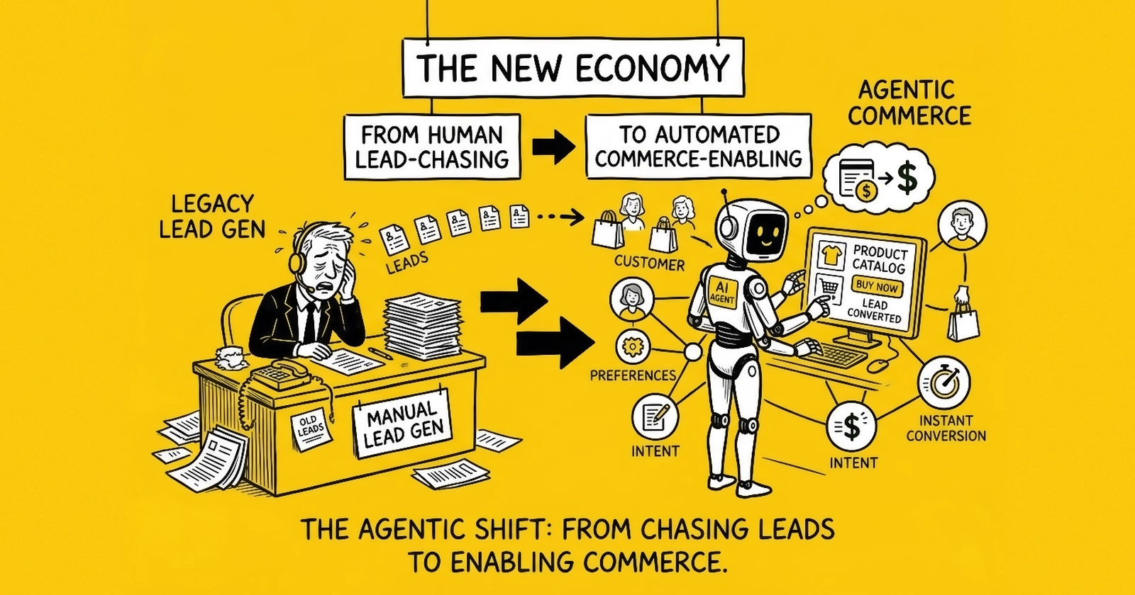 Agentic Commerce: When AI Agents Become Lead Buyers