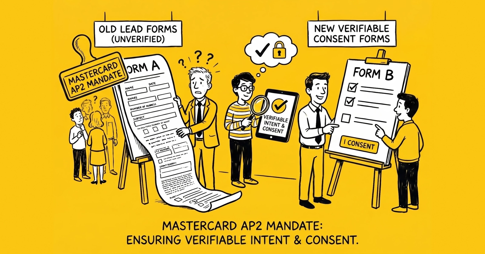 The AP2 → Mastercard Verifiable Intent Translation Layer Adds an Evidence Layer Beside TCPA, GDPR, and Card-Network Consent