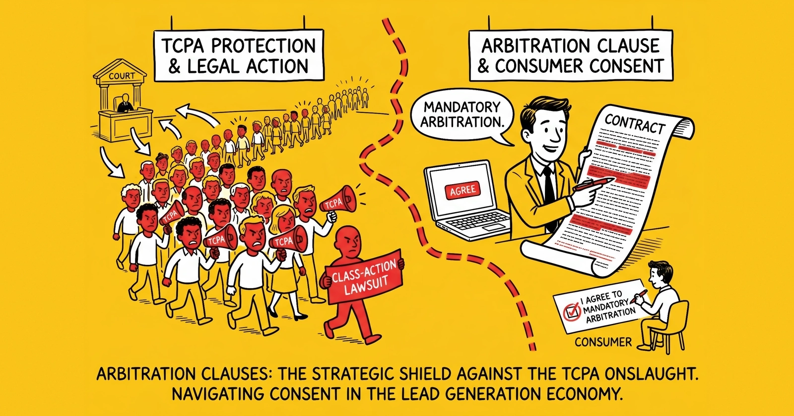 Arbitration Clauses for TCPA Protection: Class Action Waivers That Survive Judicial Scrutiny