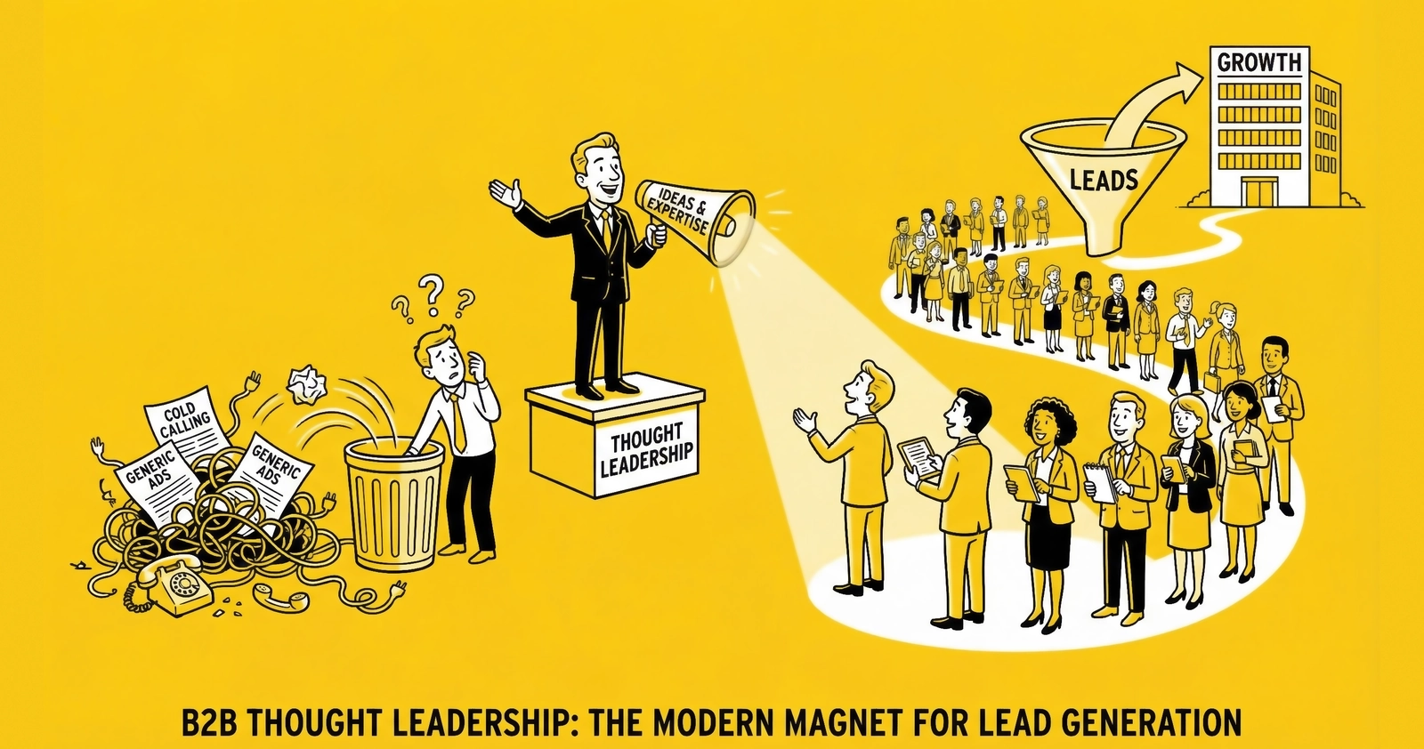 B2B Thought Leadership Content Strategy for Lead Generation Vendors