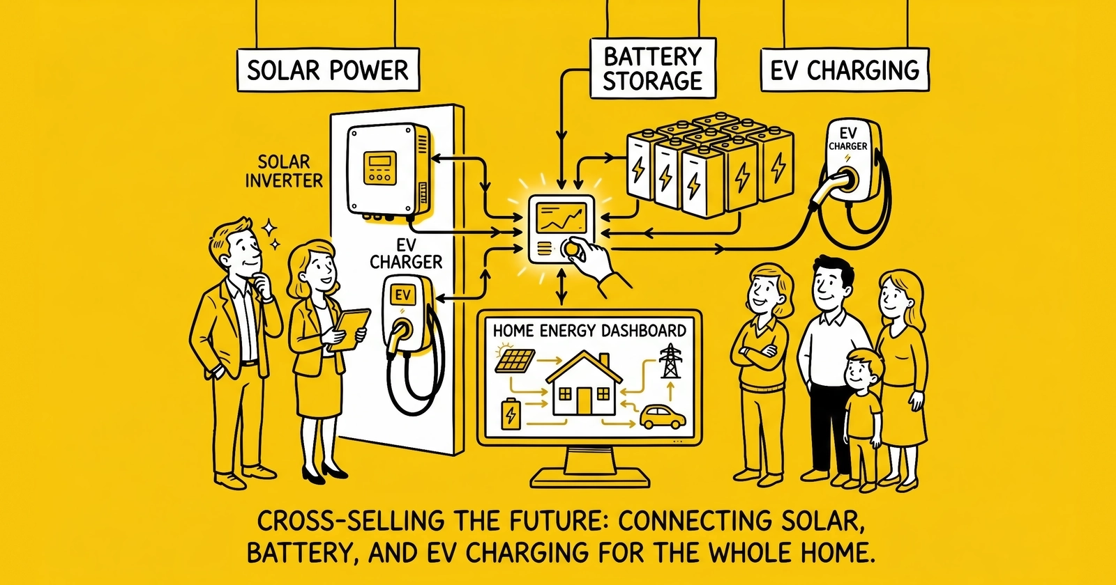 Battery Storage and EV Charger Cross-Selling with Solar Leads: The Complete 2025 Strategy Guide