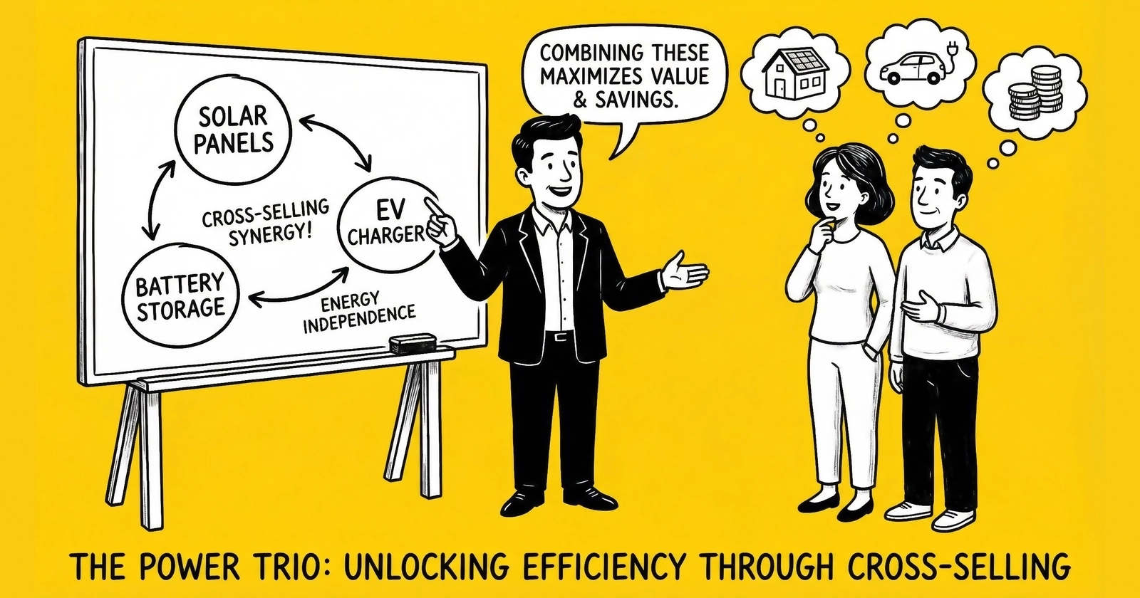 Battery Storage and EV Charger Cross-Selling with Solar Leads: The Complete 2025 Strategy Guide