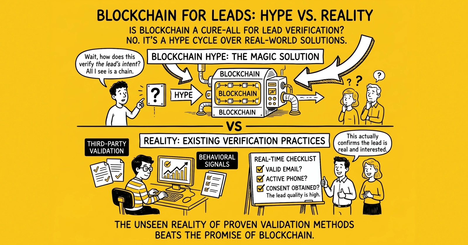 Blockchain and Lead Verification: Hype vs Reality