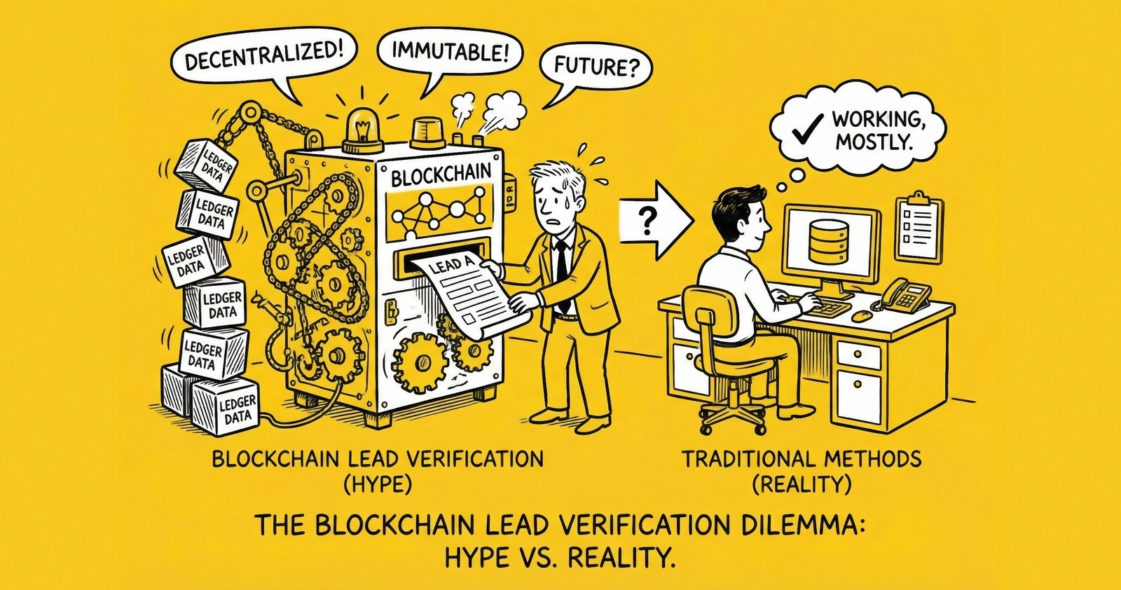 Blockchain and Lead Verification: Hype vs Reality