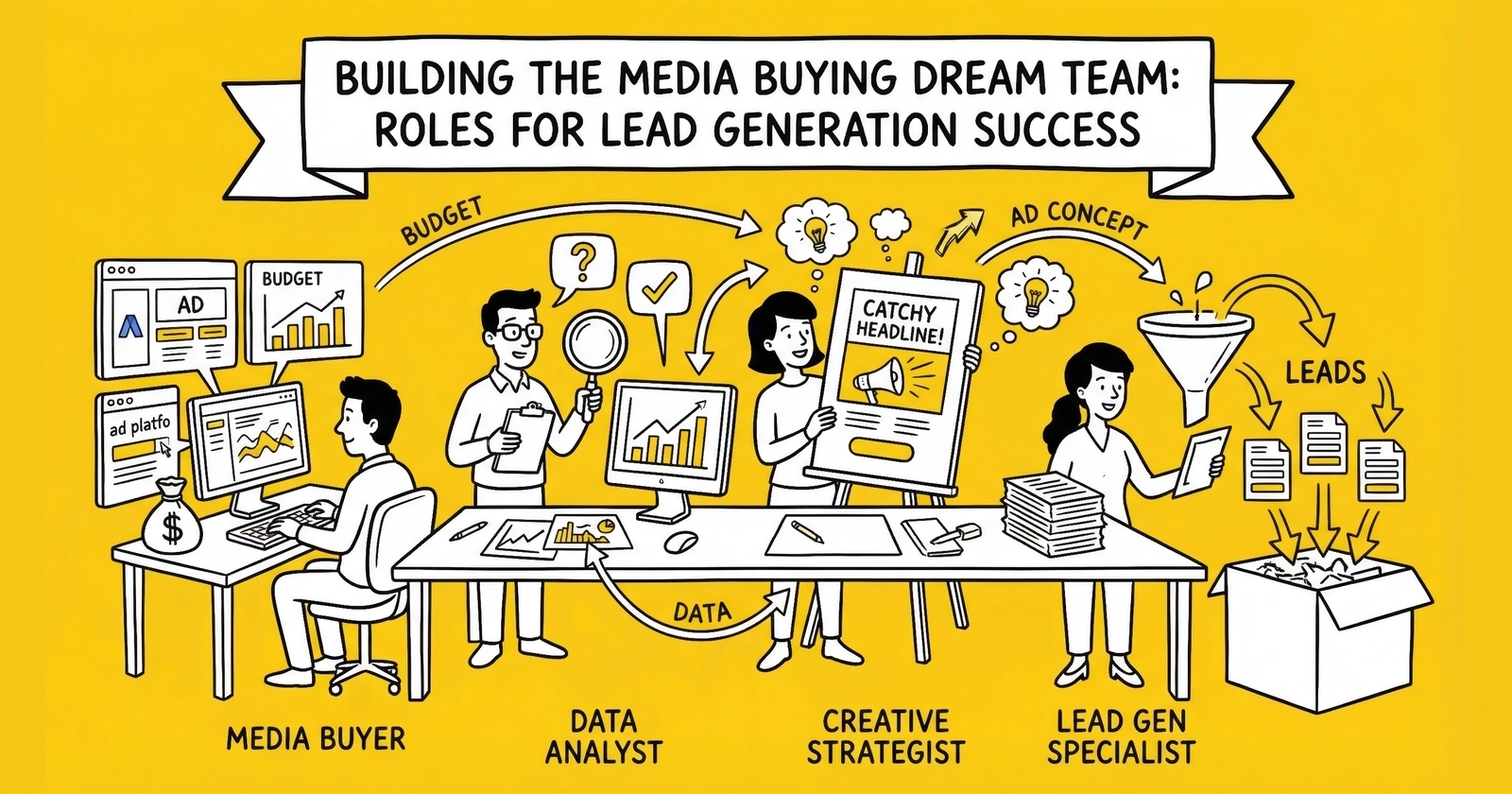 Building a Media Buying Team for Lead Generation: Roles, Skills, and Structure