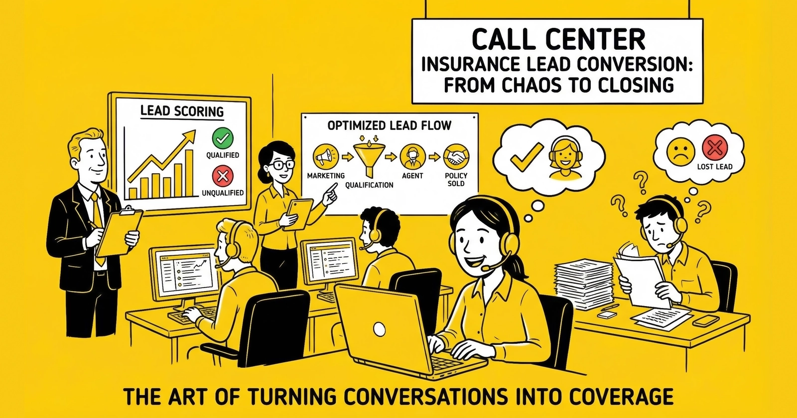 Call Center Operations for Insurance Lead Conversion