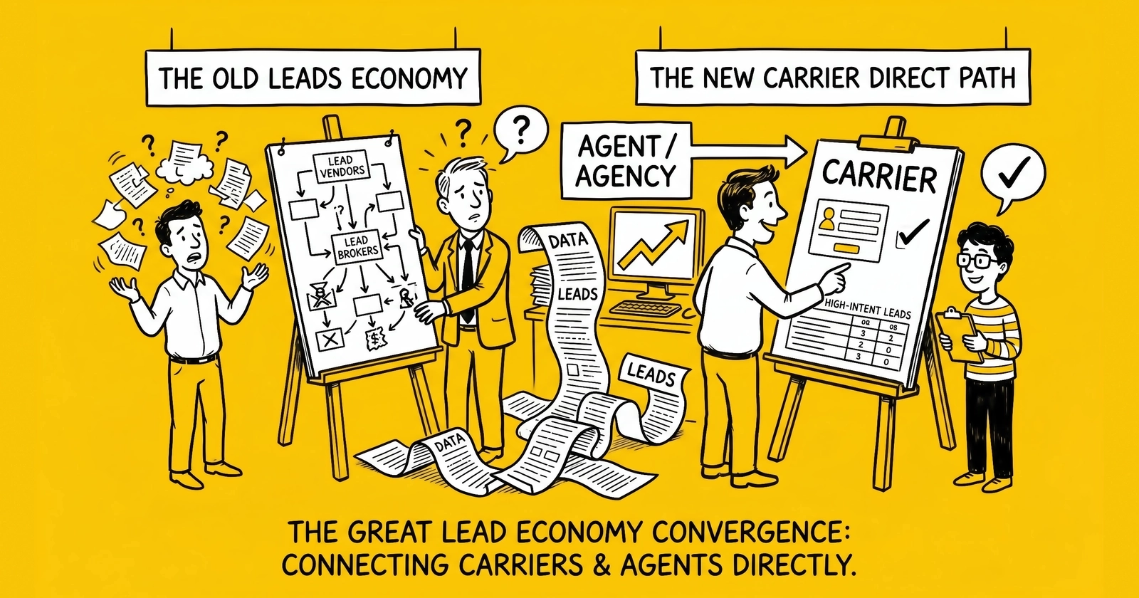 Progressive, GEICO, and Carrier-Direct Lead Programs: The Complete 2025 Guide