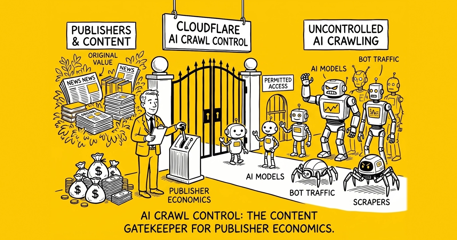 Cloudflare's 1 Billion 402s a Day: How AI Crawl Control GA Rewrites the Crawl-to-Refer Math for Lead Gen Publishers