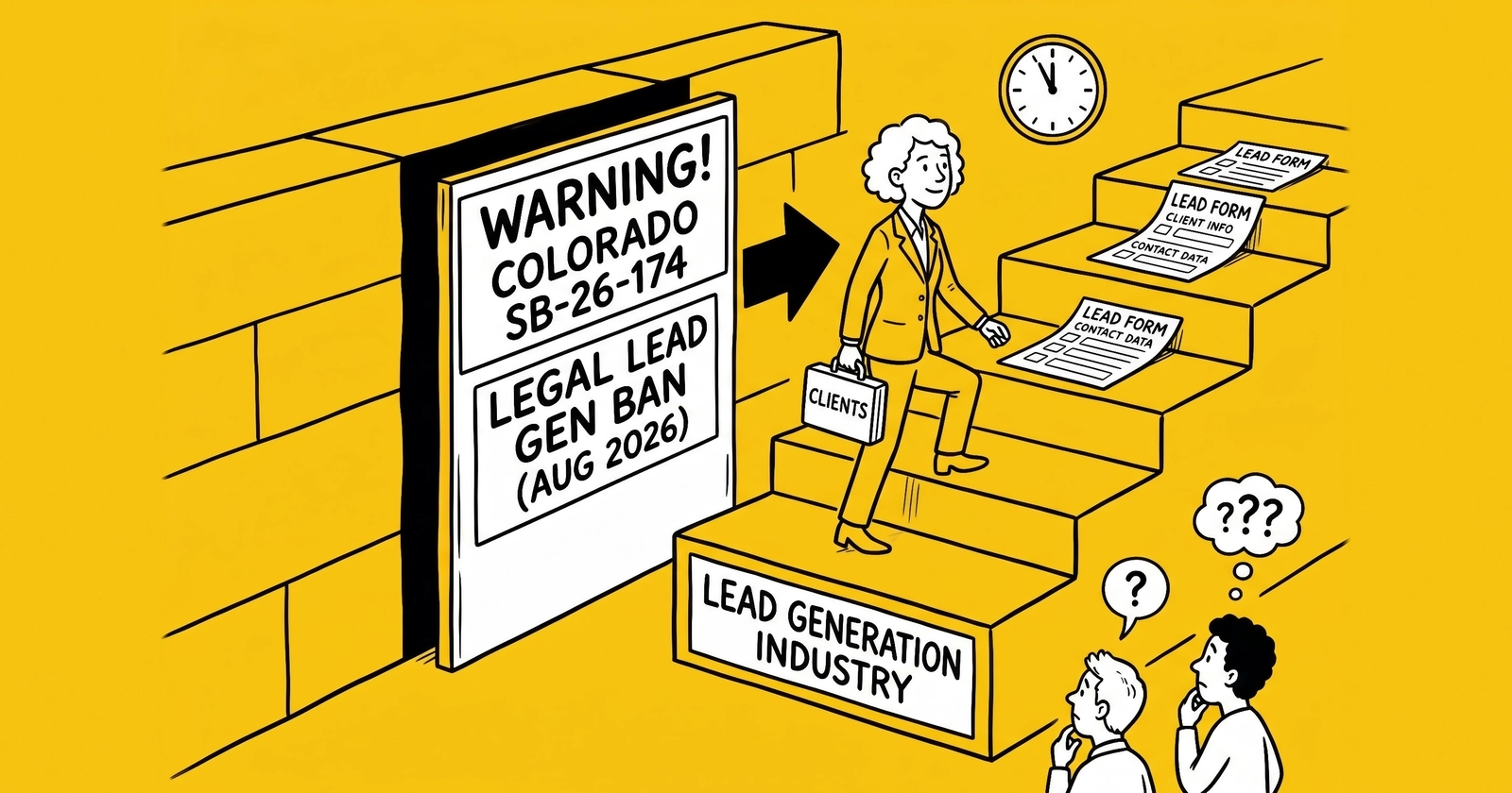 Colorado SB 26-174 Just Made Legal Lead Generation a Deceptive Trade Practice – What Operators Have Until August 12, 2026 to Restructure