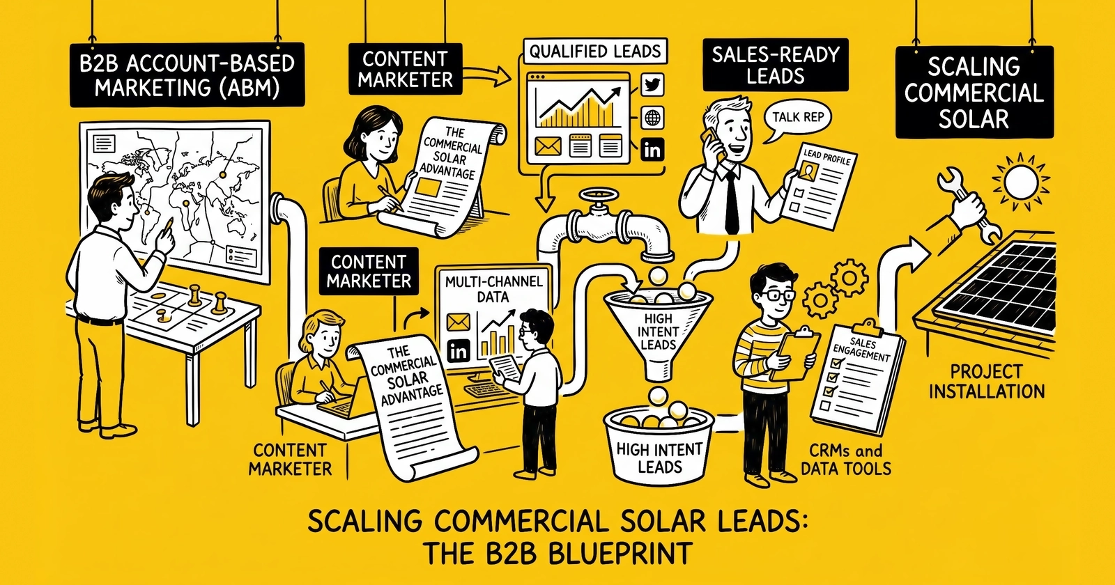 Commercial Solar Lead Generation: B2B Strategies for Higher-Value Installations
