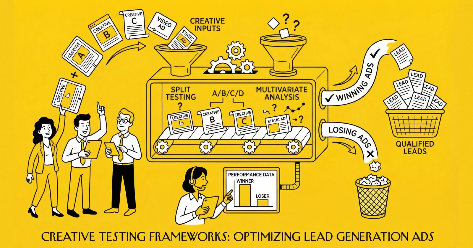Creative Testing Frameworks for Lead Gen Ads: The Complete System for Optimizing Ad Performance