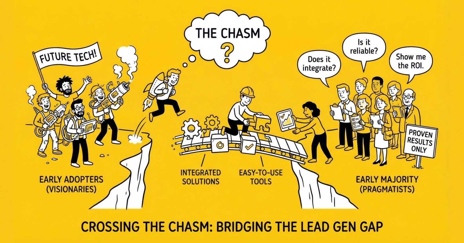 Crossing the Chasm in Lead Generation: Technology Adoption Strategy for Vendors and Buyers