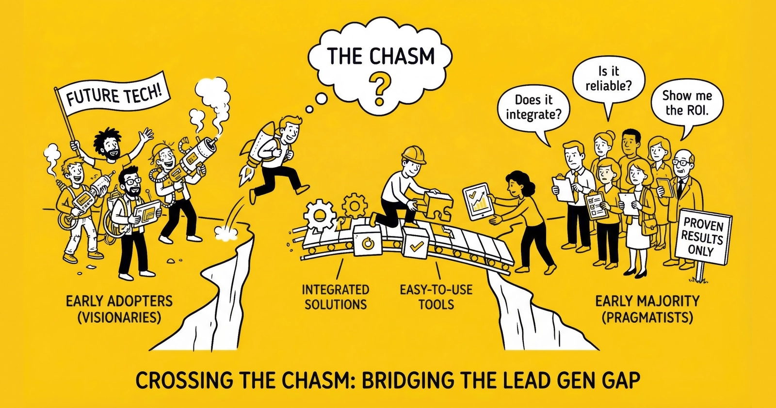 Crossing the Chasm in Lead Generation: Technology Adoption Strategy for Vendors and Buyers