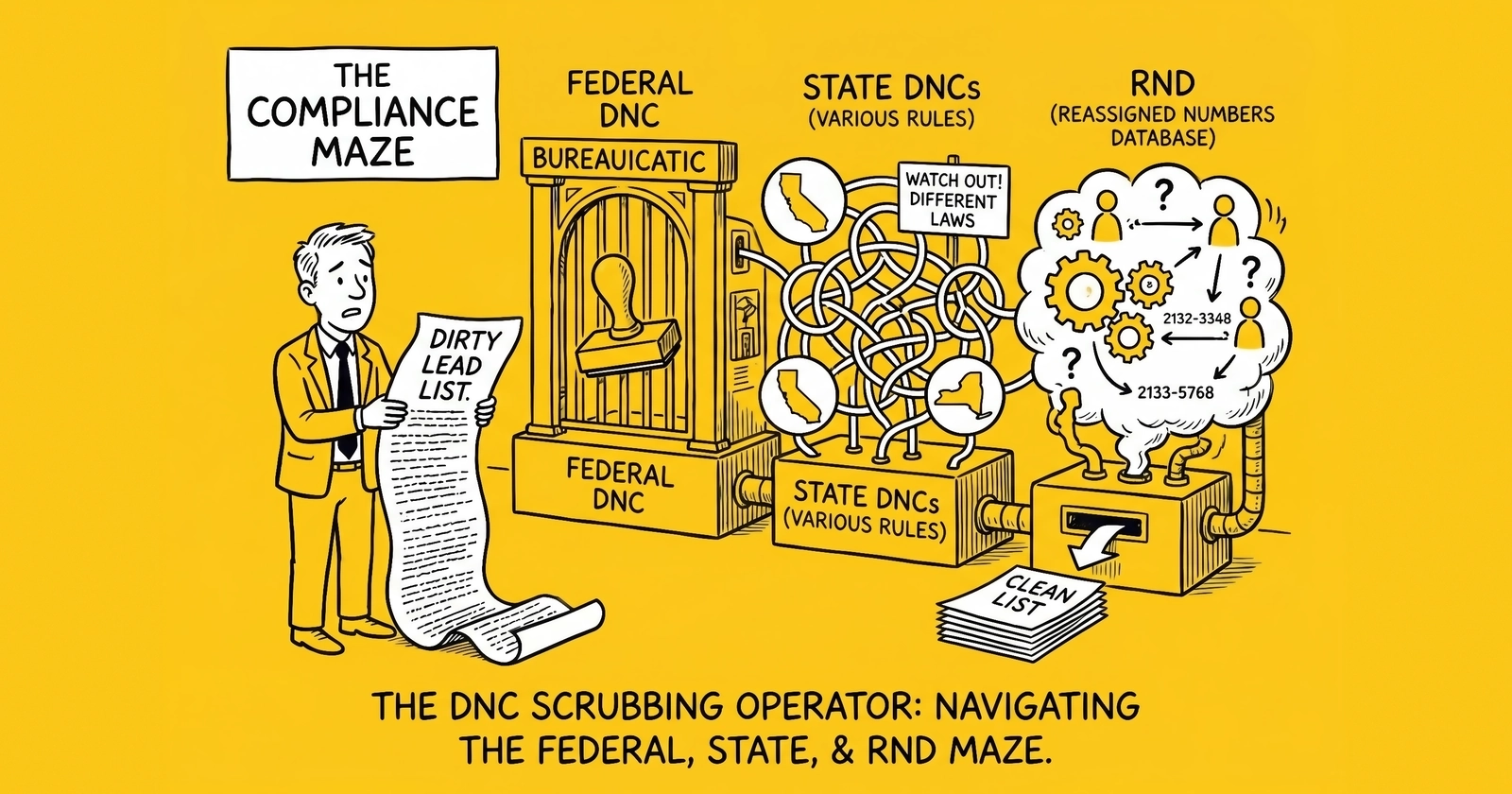 DNC Scrubbing for Lead Operators: Federal, State, RND, and Internal Lists – A 2026 Operator Deep Dive