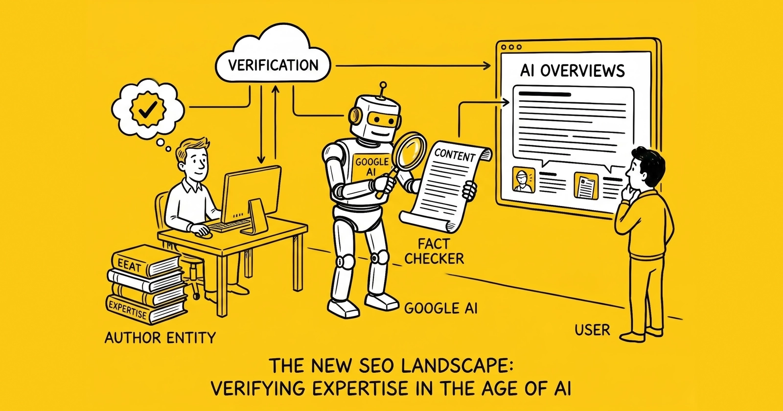 E-E-A-T in 2026: Why Author-Entity Verification Decides Who Survives AI Overviews
