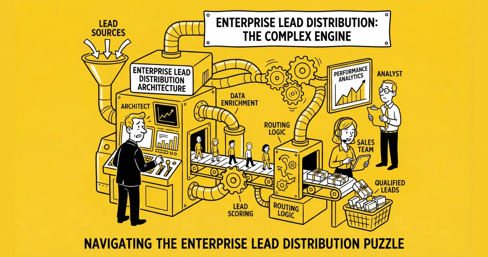 Enterprise Lead Distribution Architecture: The Complete Technical Guide for 2025
