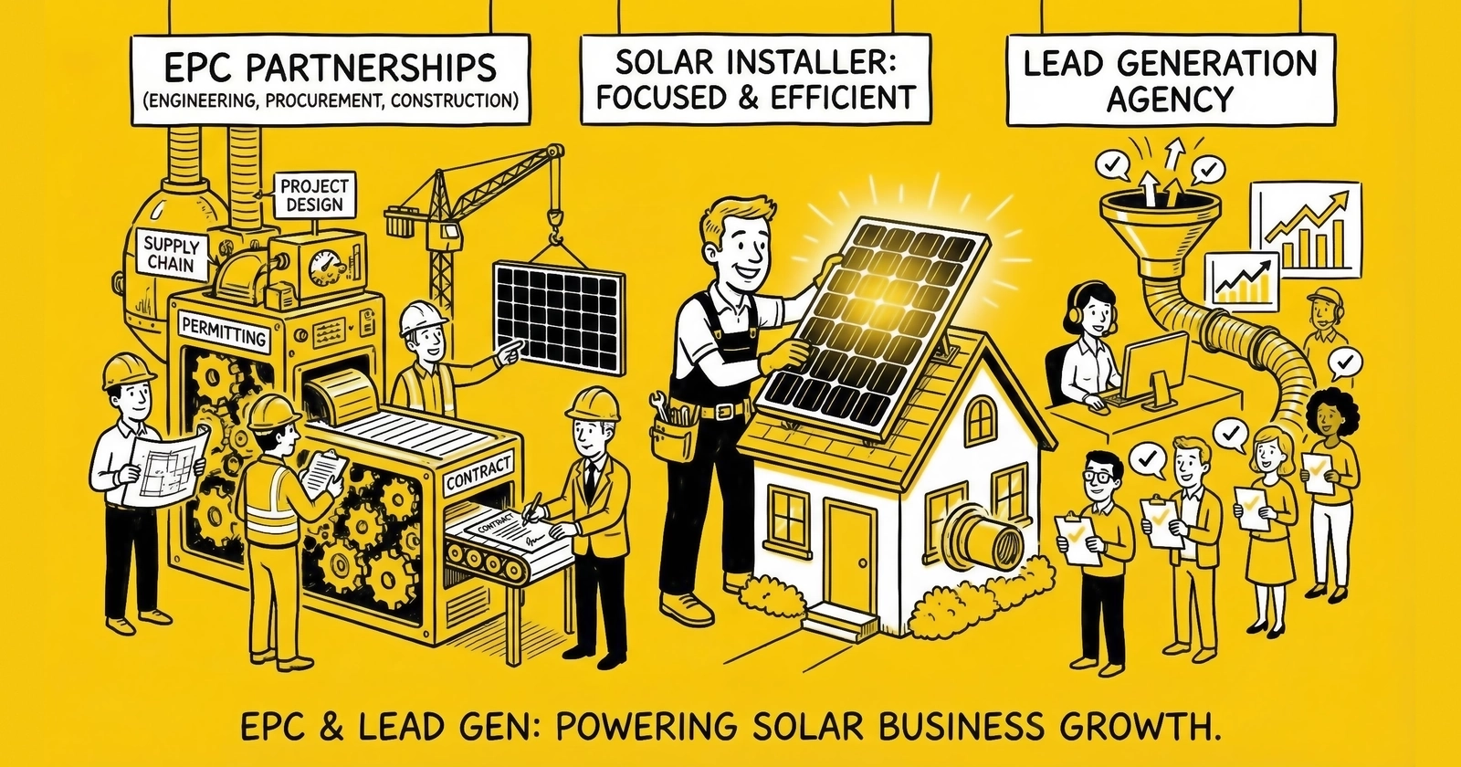 EPC Partnerships: Working with Solar Installers for Profitable Lead Generation