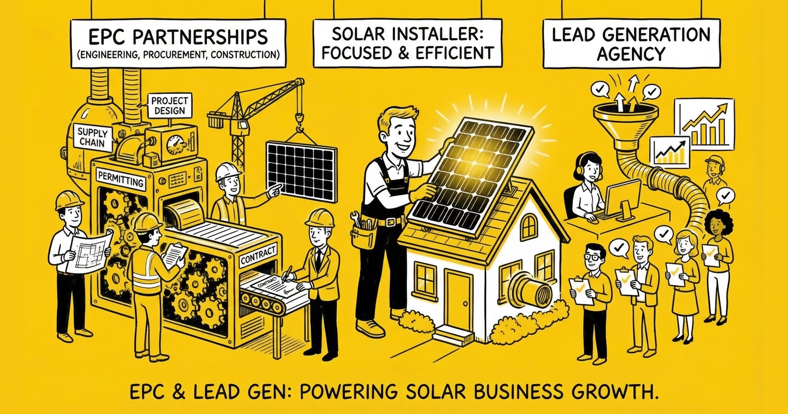 EPC Partnerships: Working with Solar Installers for Profitable Lead Generation