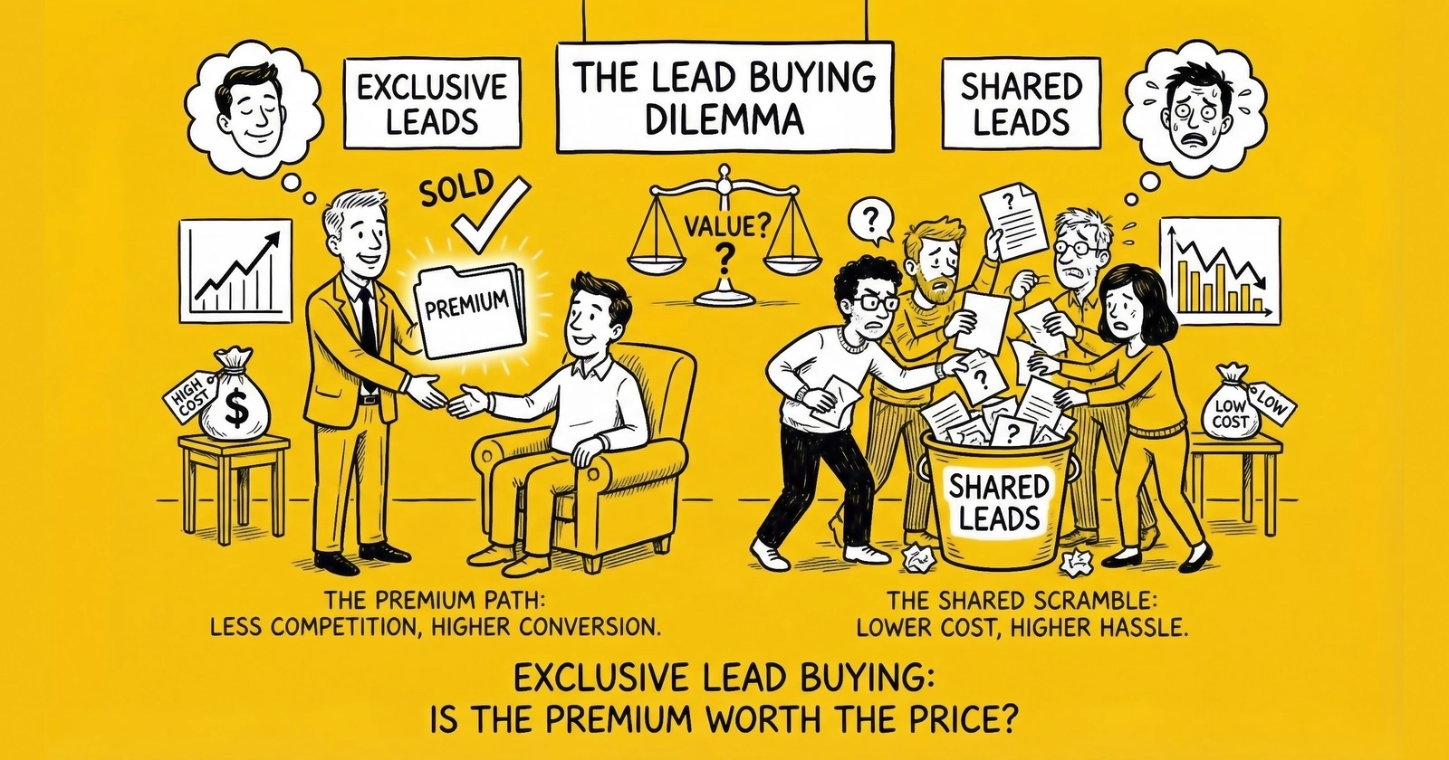 Exclusive Lead Buying: Is the Premium Worth It?