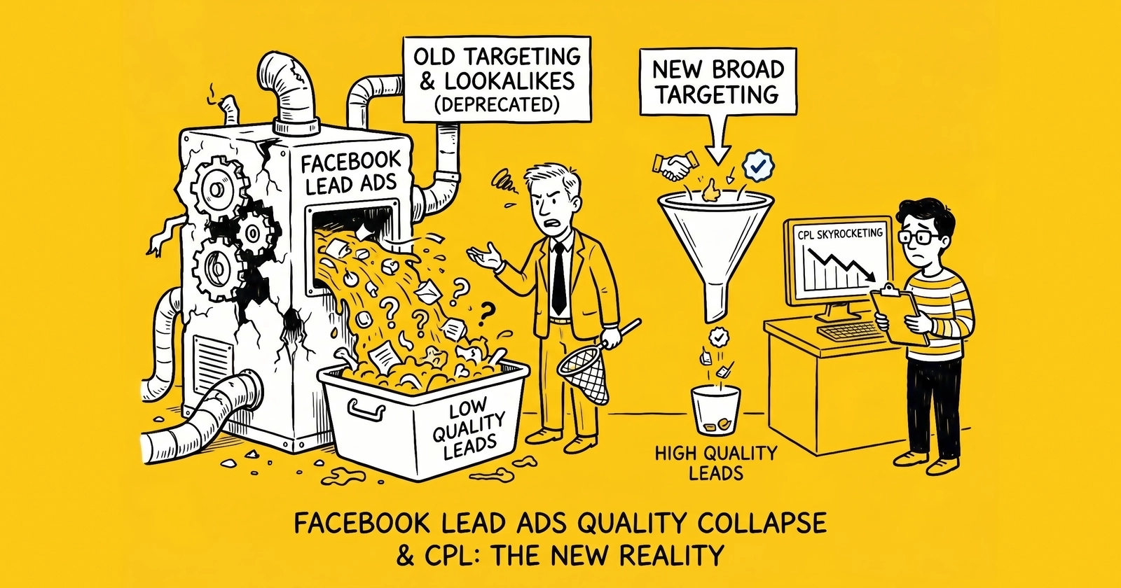 Facebook Lead Ads 2025-2026 Benchmark Deterioration: The 21% CPL Spike, the Conversion Drop, and the CRM-CAPI Pivot