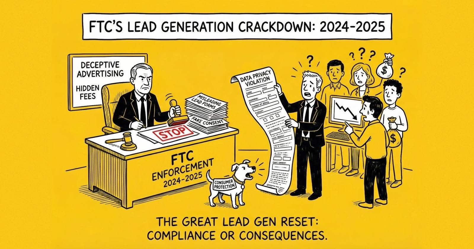 FTC Lead Generation Enforcement: MediaAlpha $45M, Assurance IQ $100M, Response Tree Lessons