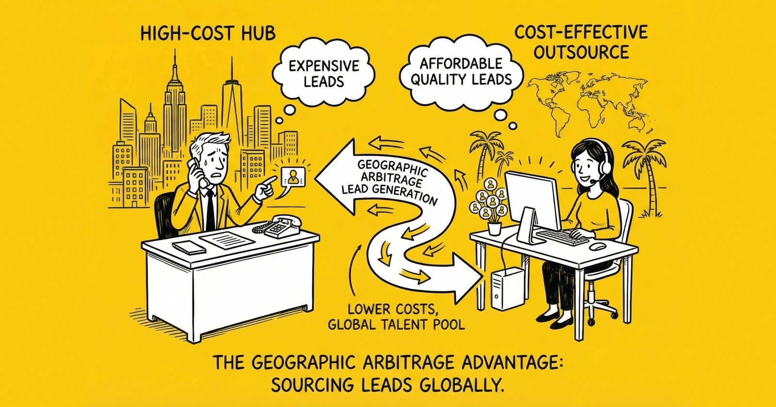 Geographic Arbitrage in Lead Generation: Finding Underpriced Traffic Markets