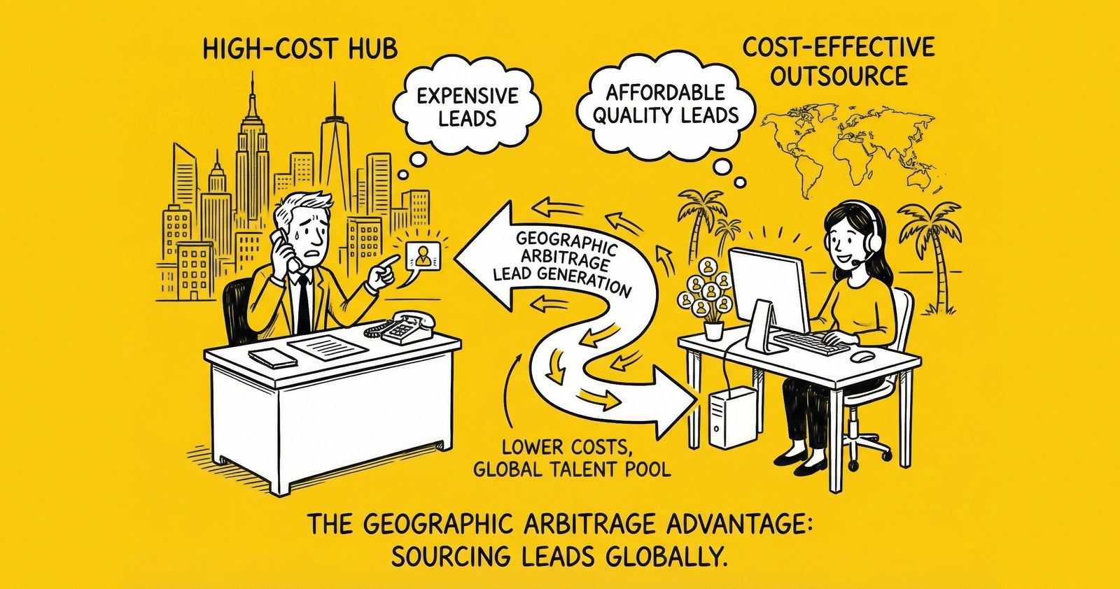 Geographic Arbitrage in Lead Generation: Finding Underpriced Traffic Markets