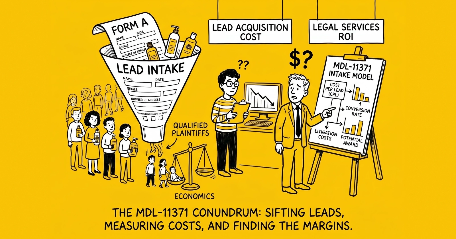Hair Relaxer MDL 3060 Hits 11,371 Plaintiffs: The Mass-Tort Intake Economics Operators Are Pricing in 2026