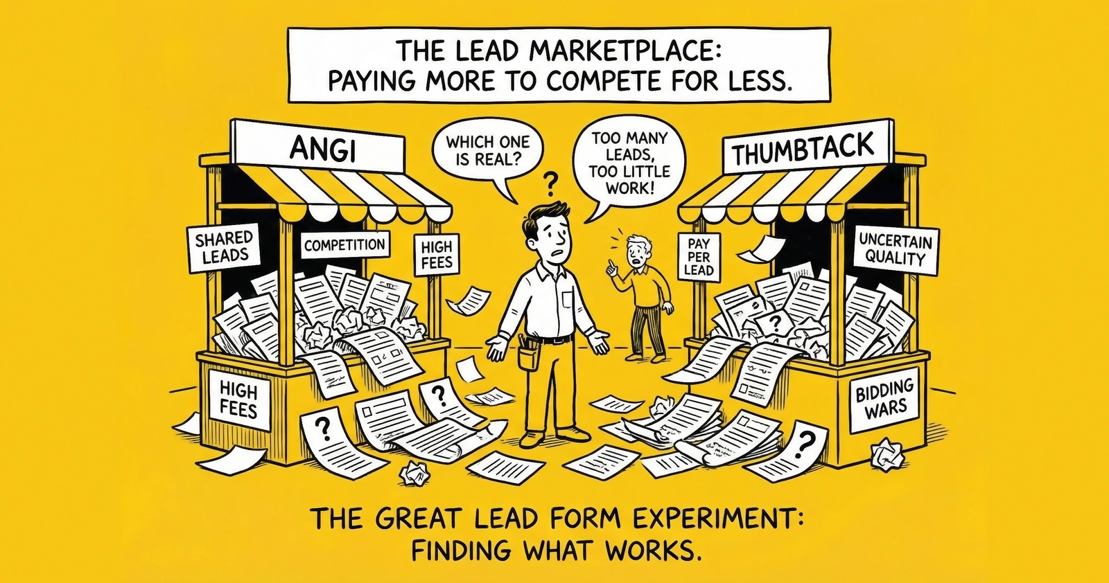 Home Improvement Lead Marketplaces: Angi, Thumbtack, and HomeAdvisor