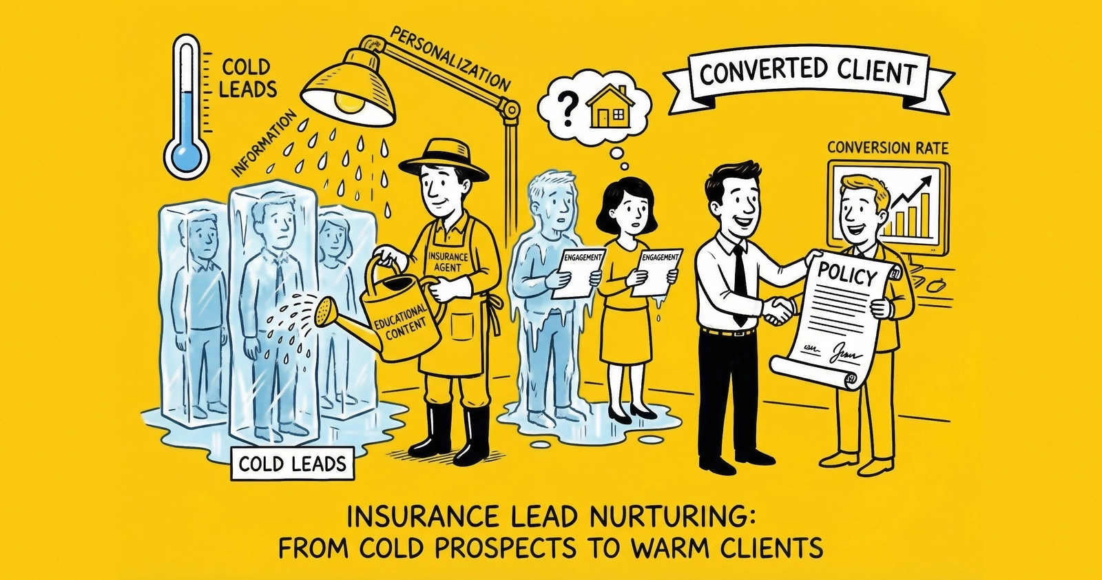 Insurance Lead Nurturing: Converting Cold Leads to Customers