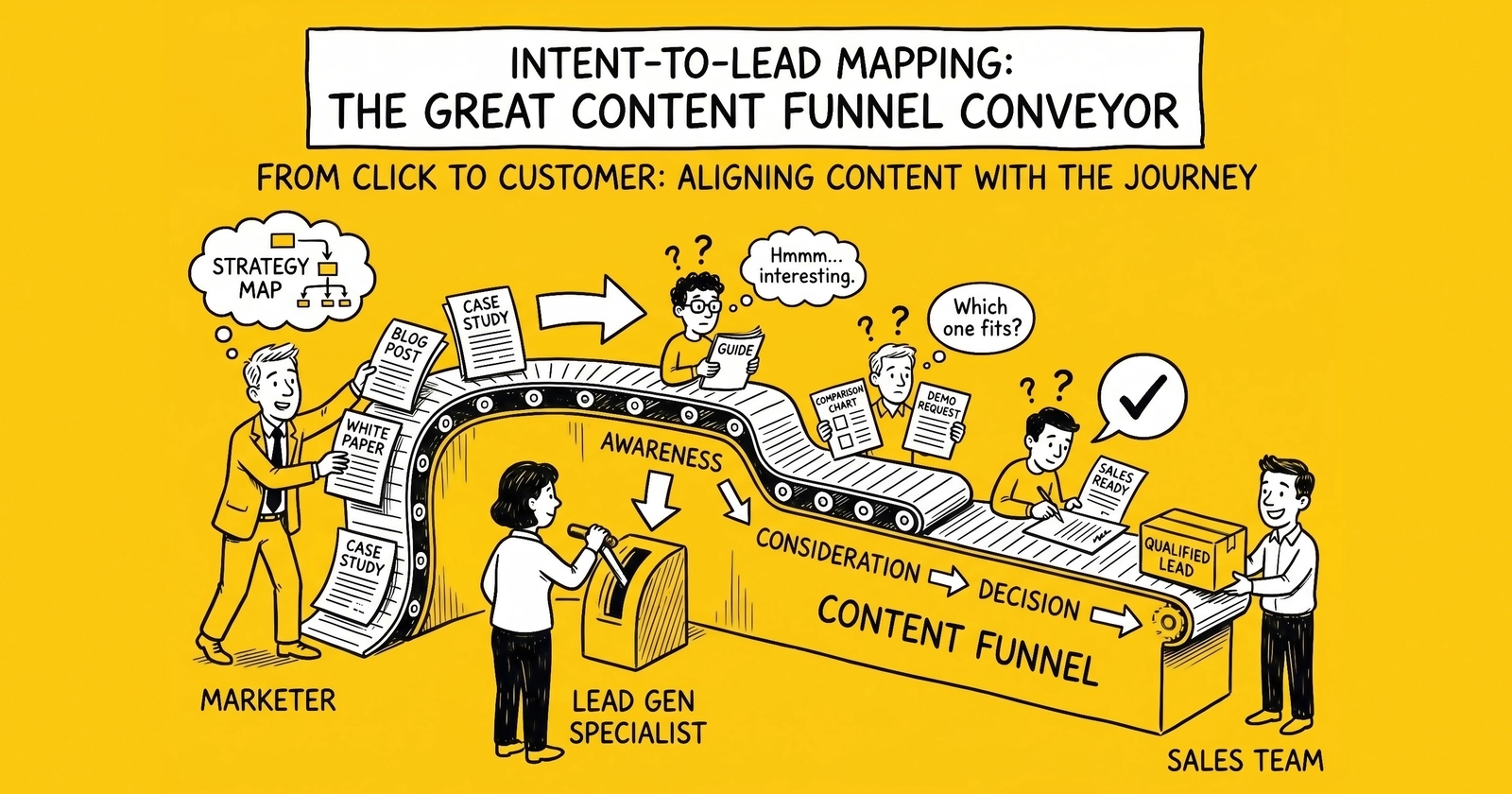 Intent-to-Lead Mapping: Funnel-Stage Content That Converts to Qualified Leads