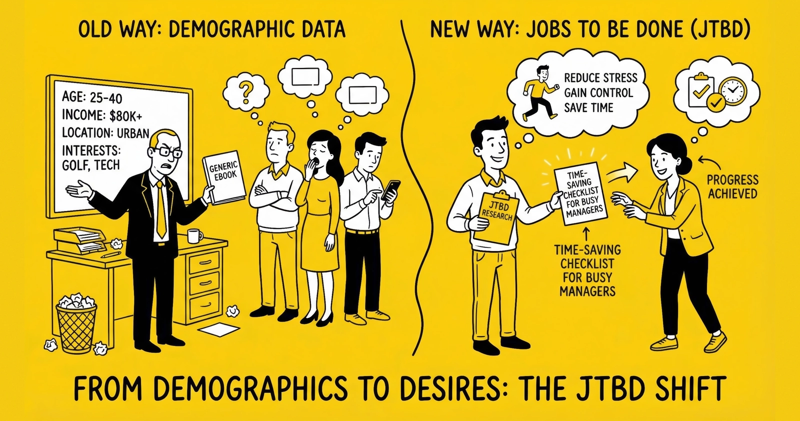 Jobs-to-be-Done Framework for Lead Generation: Why Lead Buyers Hire Leads
