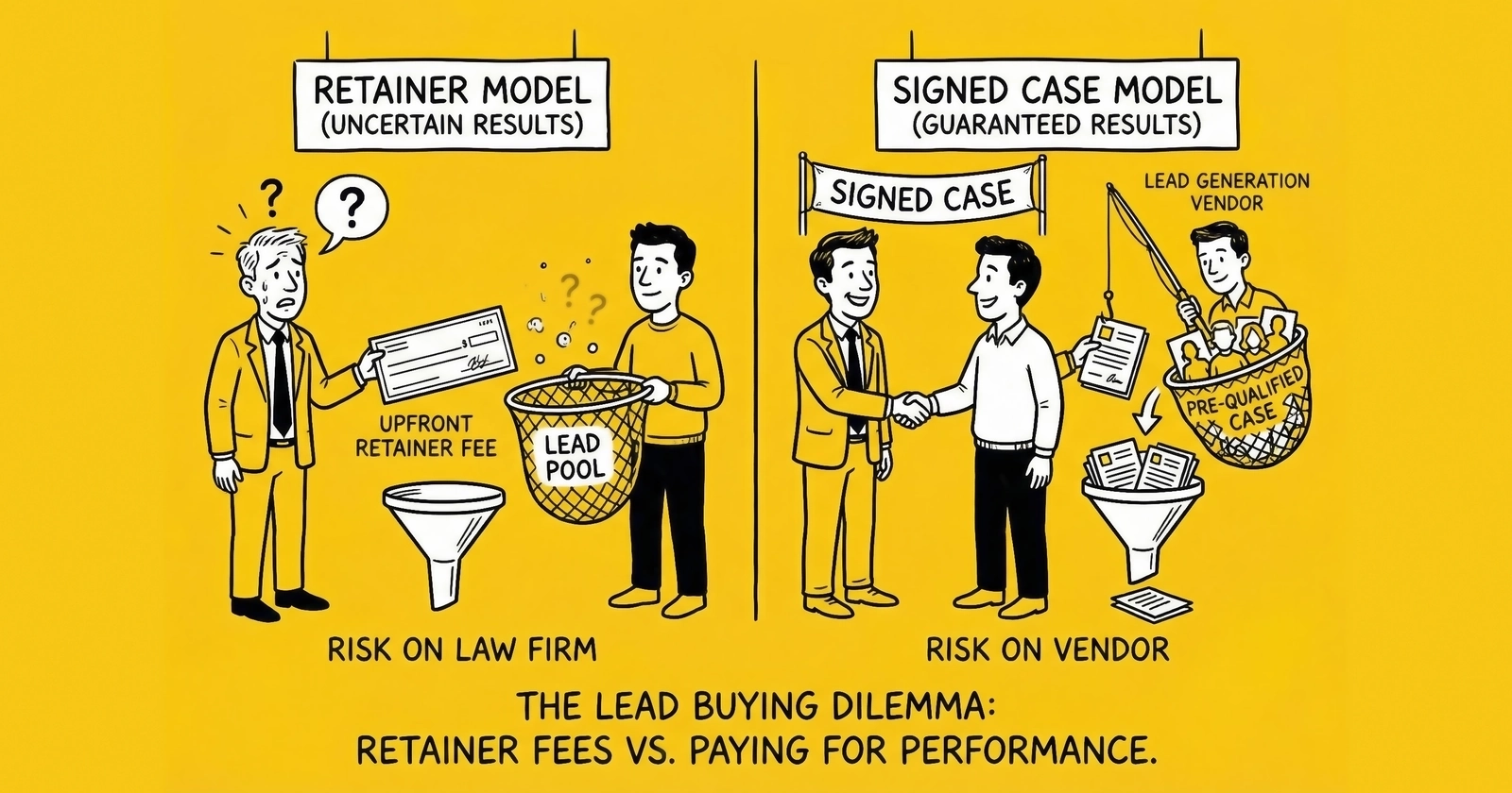 Law Firm Lead Buying: Retainer vs Signed Case Models