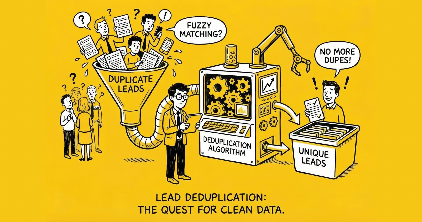 Lead Deduplication: Algorithms and Best Practices for 2026