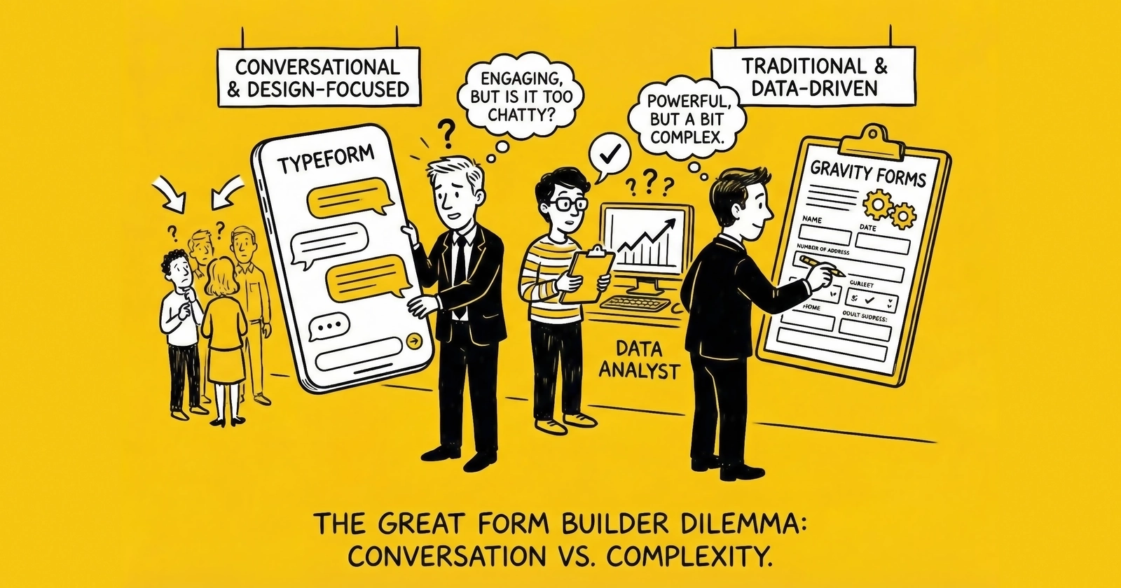 Lead Form Builders: Typeform, Gravity Forms, and Custom Solutions Compared
