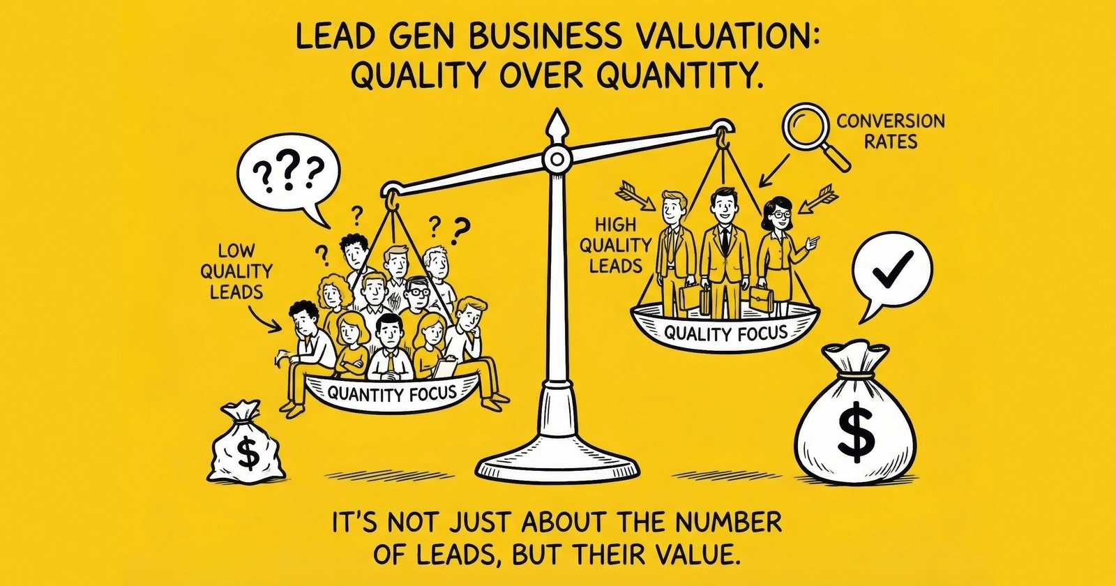 Lead Business Valuation: What Acquirers Look For