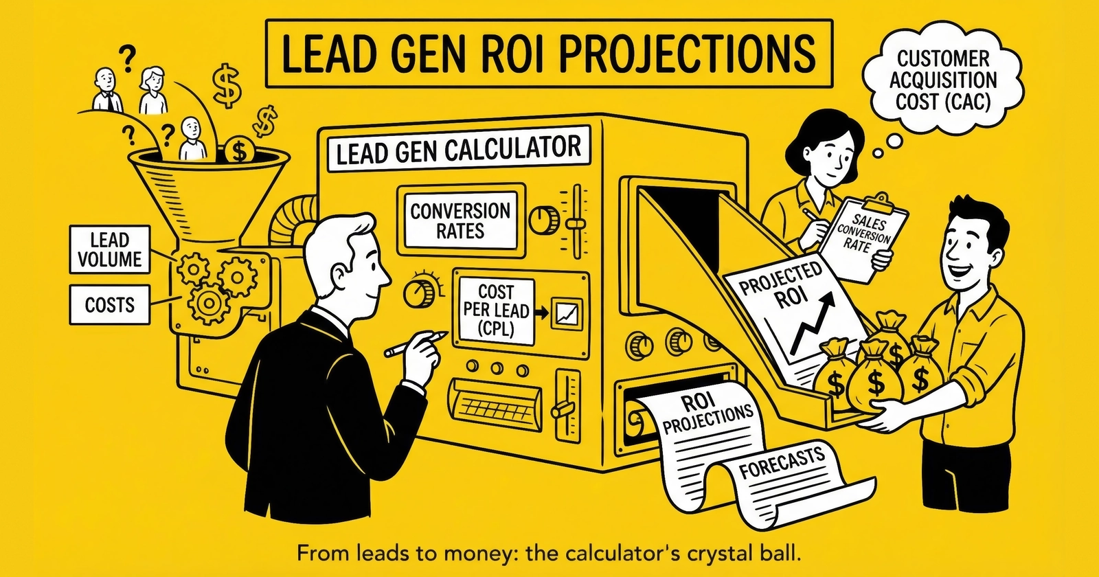 Lead Generation Calculator: ROI Projections Tool