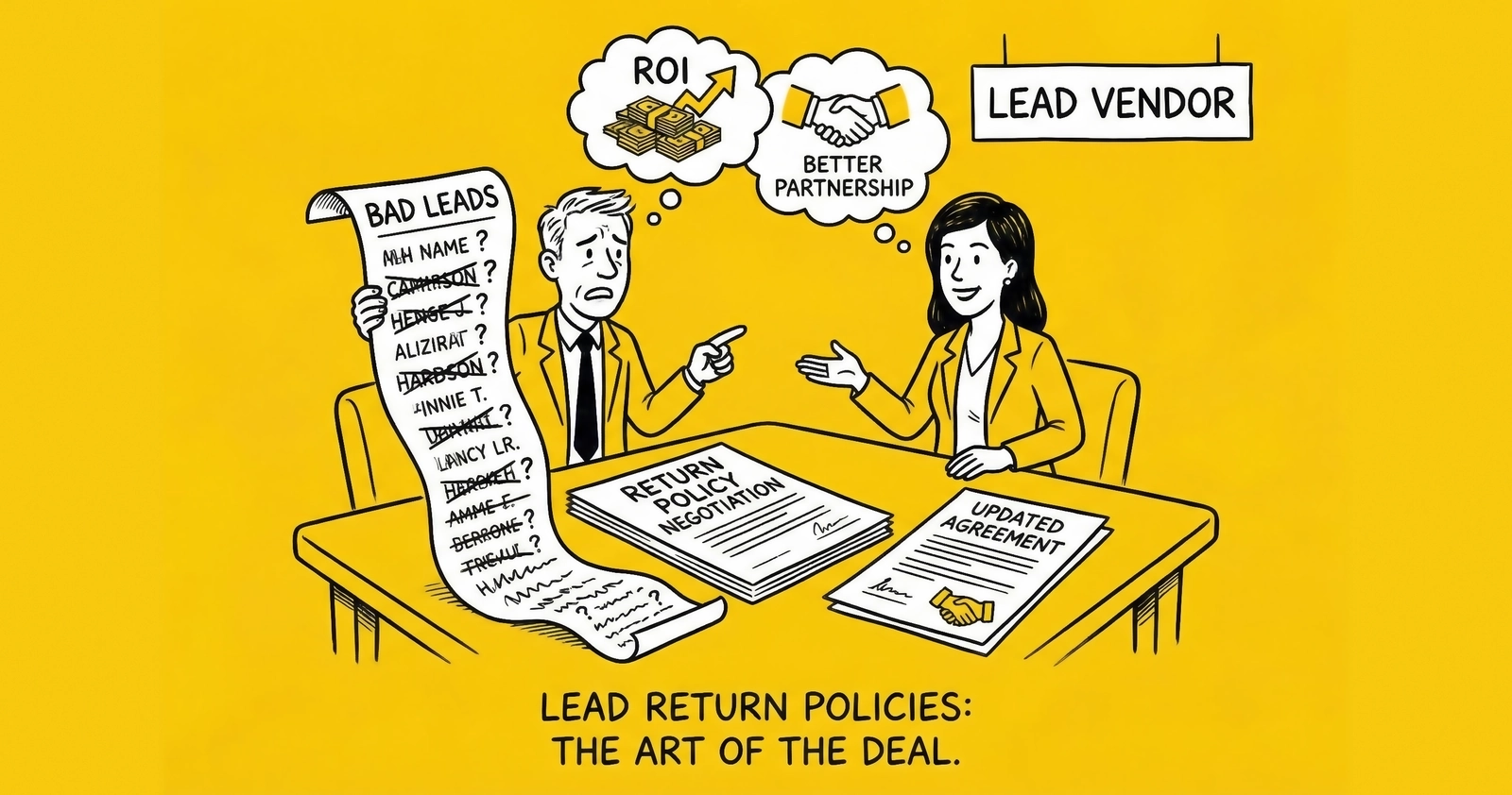 Lead Return Policies: What's Fair and How to Negotiate