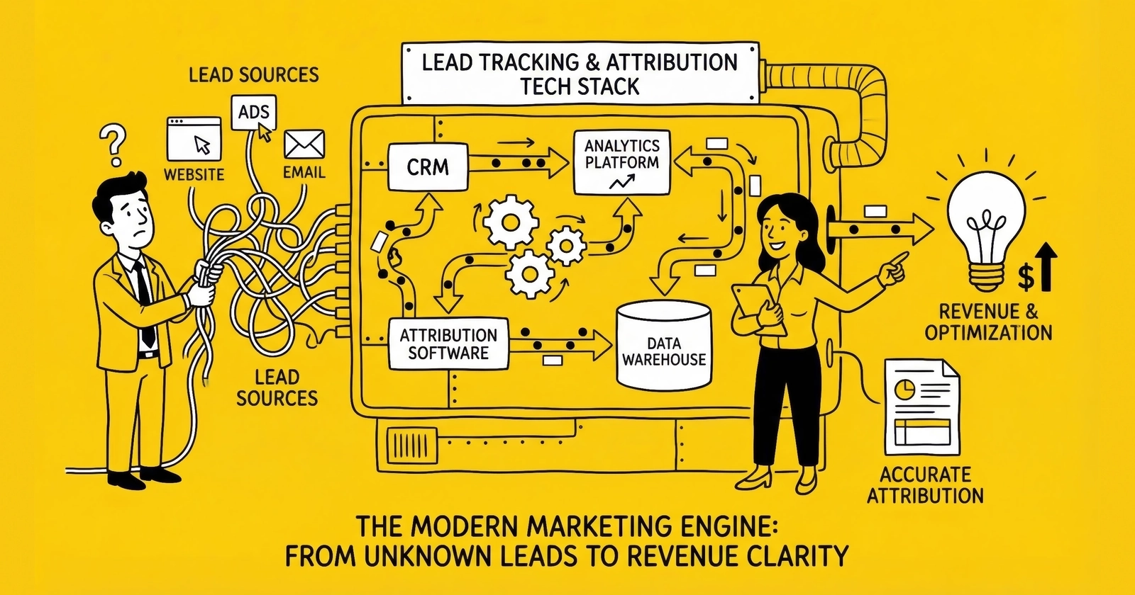 Lead Tracking and Attribution Technology Stack: The Complete 2026 Guide