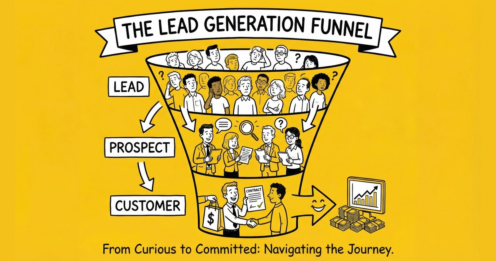 Lead vs Prospect vs Customer: Understanding the Sales Funnel Terminology