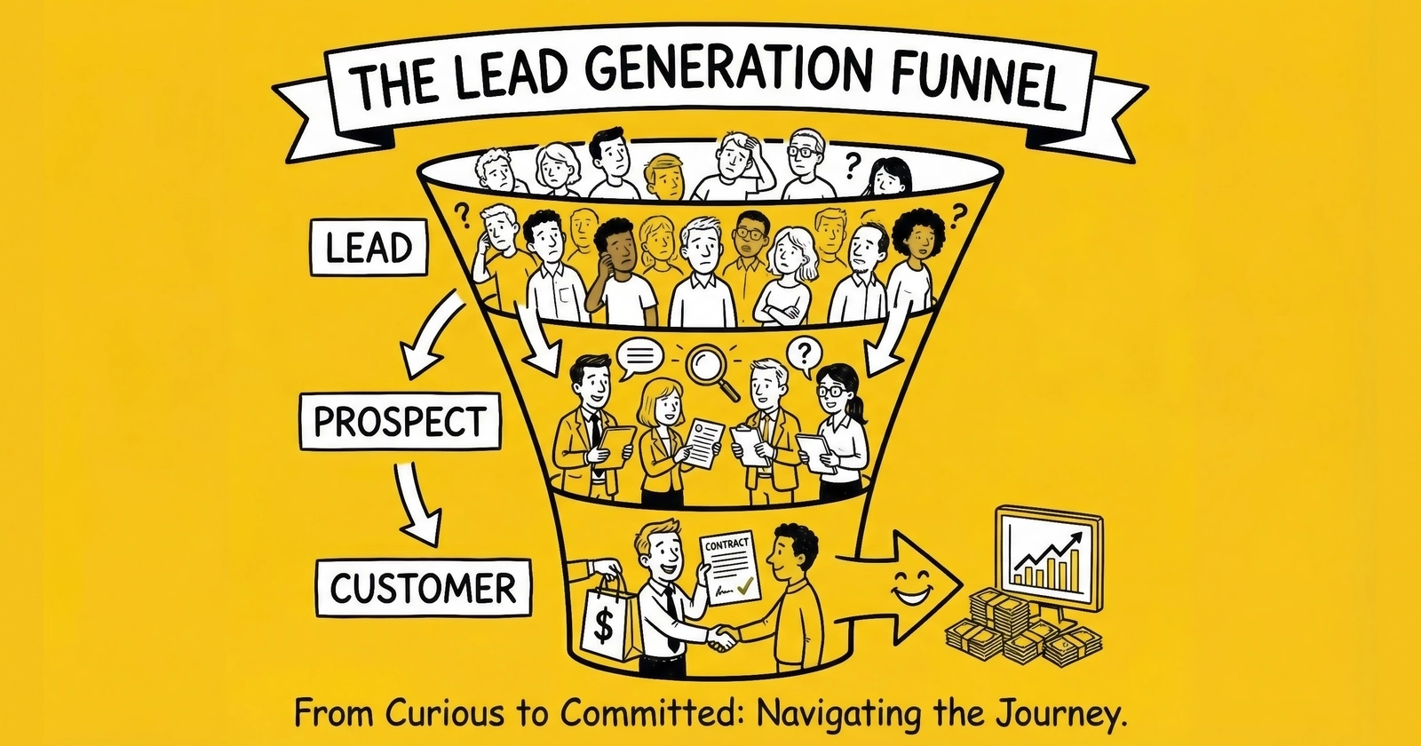 Lead vs Prospect vs Customer: Understanding the Sales Funnel Terminology