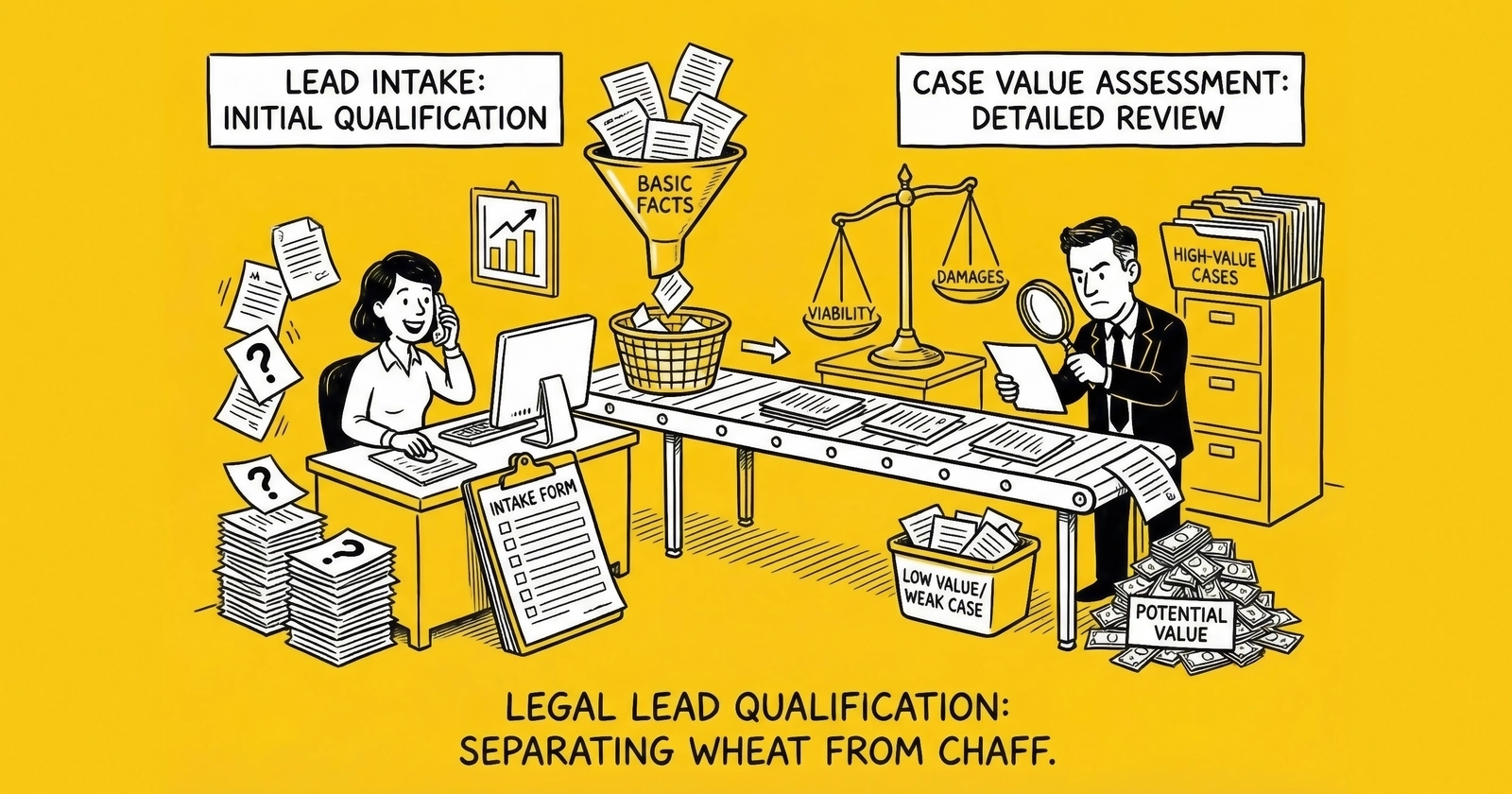 Legal Lead Qualification: Case Value Assessment for Maximum ROI