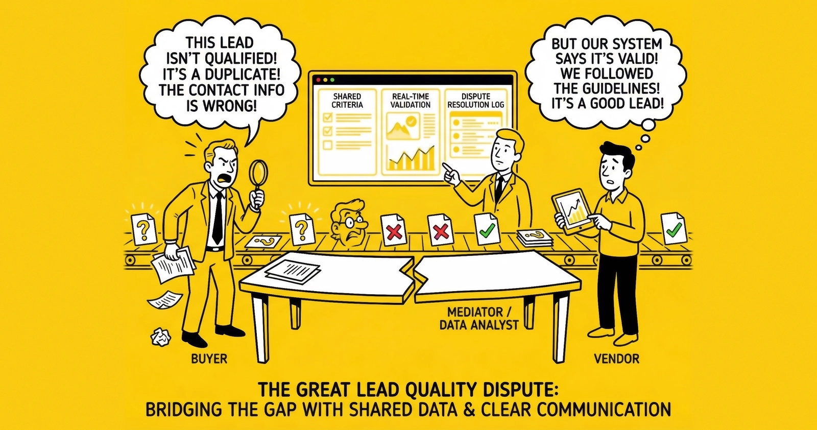 Managing Lead Quality Disputes with Vendors: The Complete Guide for Lead Generation Professionals