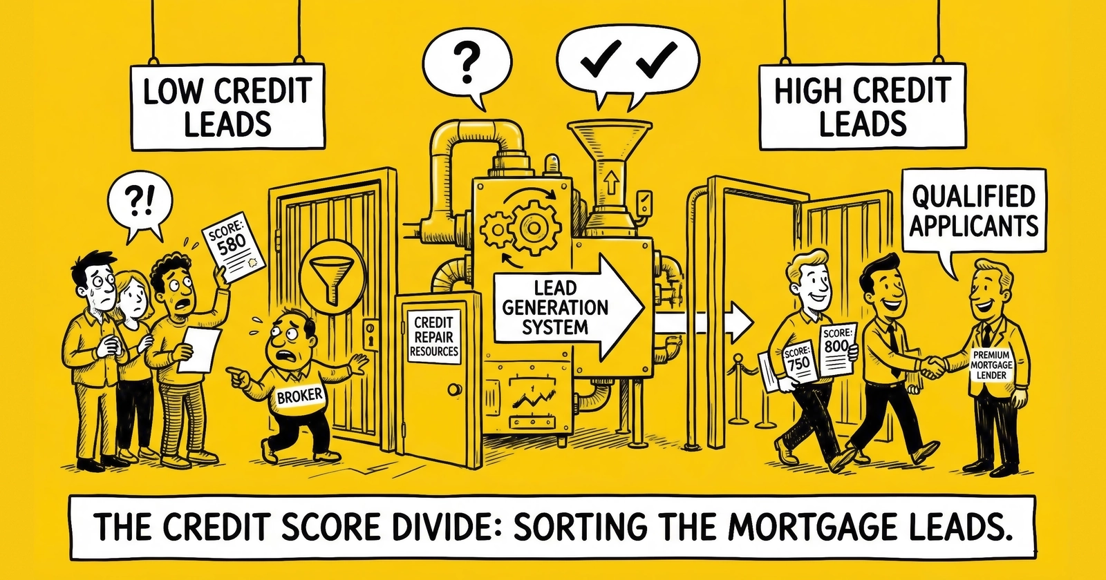 Credit Tier Economics for Mortgage Lead Generation