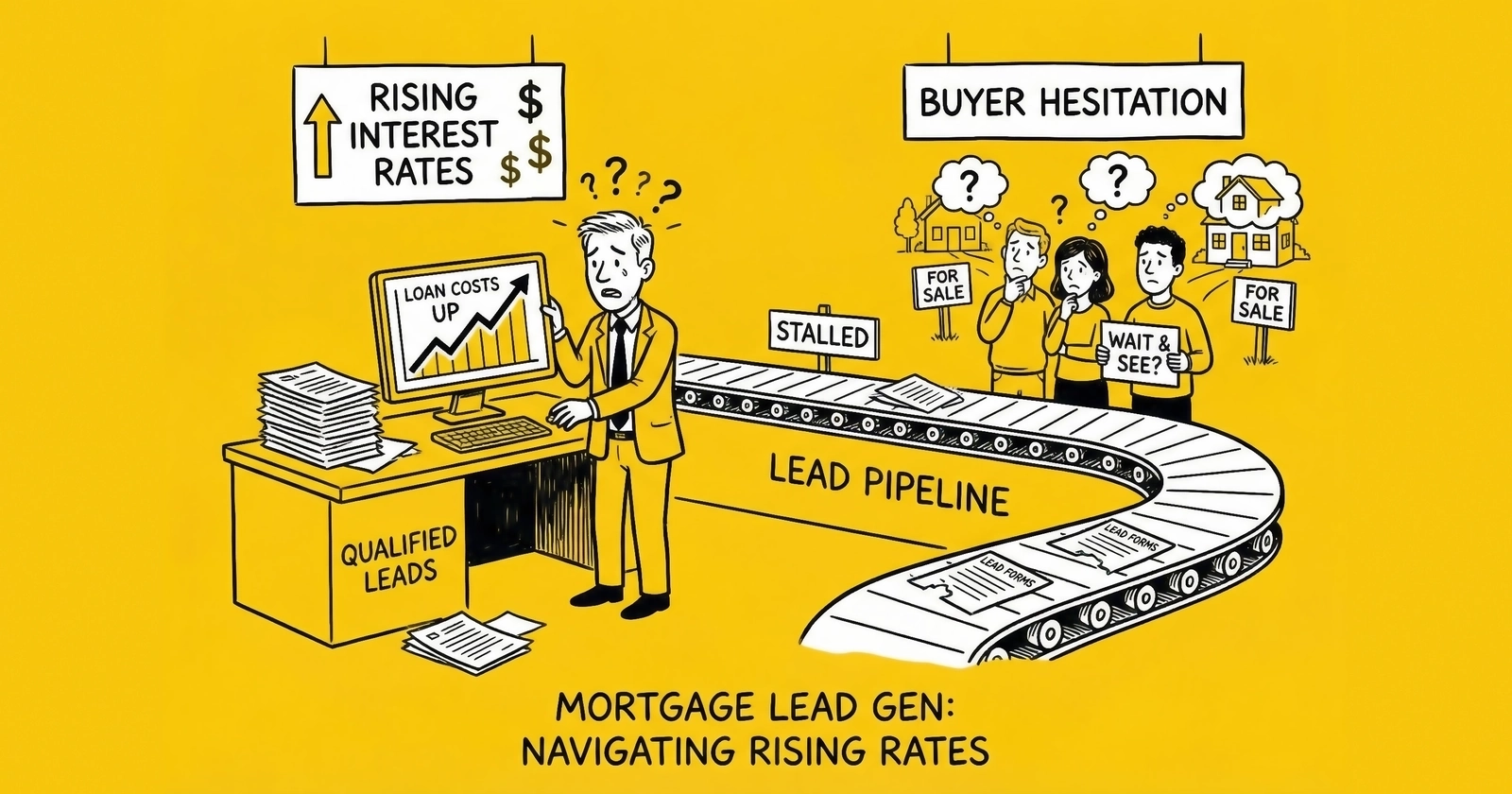 Mortgage Lead Generation During Rising Rate Environments: The Complete Operator's Guide