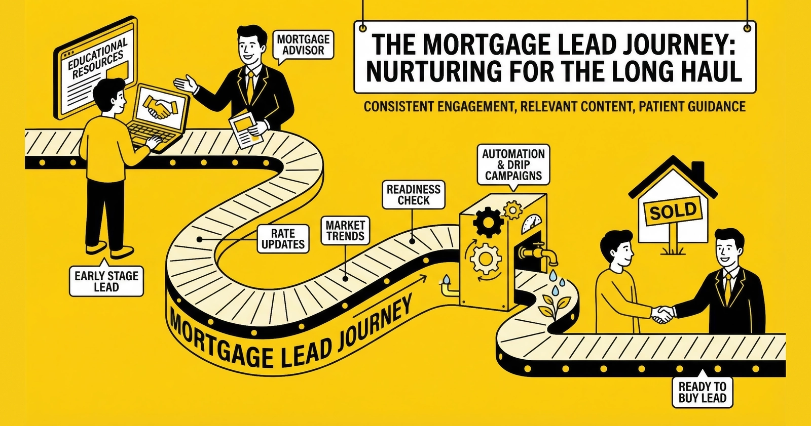Mortgage Lead Nurturing for Long Sales Cycles: The Complete Guide