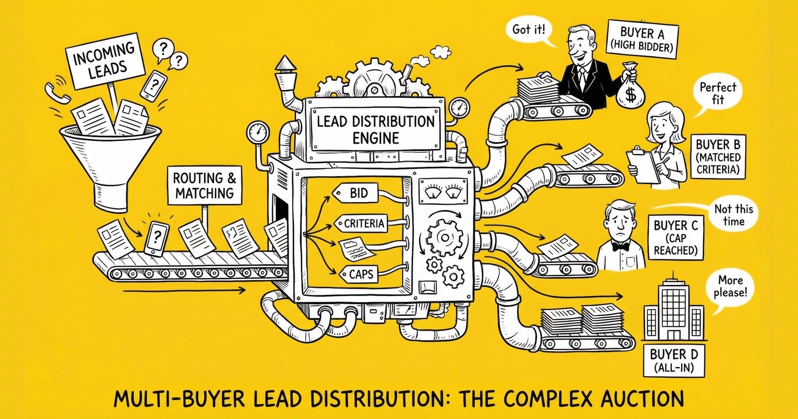Multi-Buyer Lead Distribution Strategies: Maximizing Revenue Through Intelligent Routing